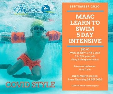 Moree Artesian Aquatic Centre: MAAC Learn to Swim 5 Day Intensive